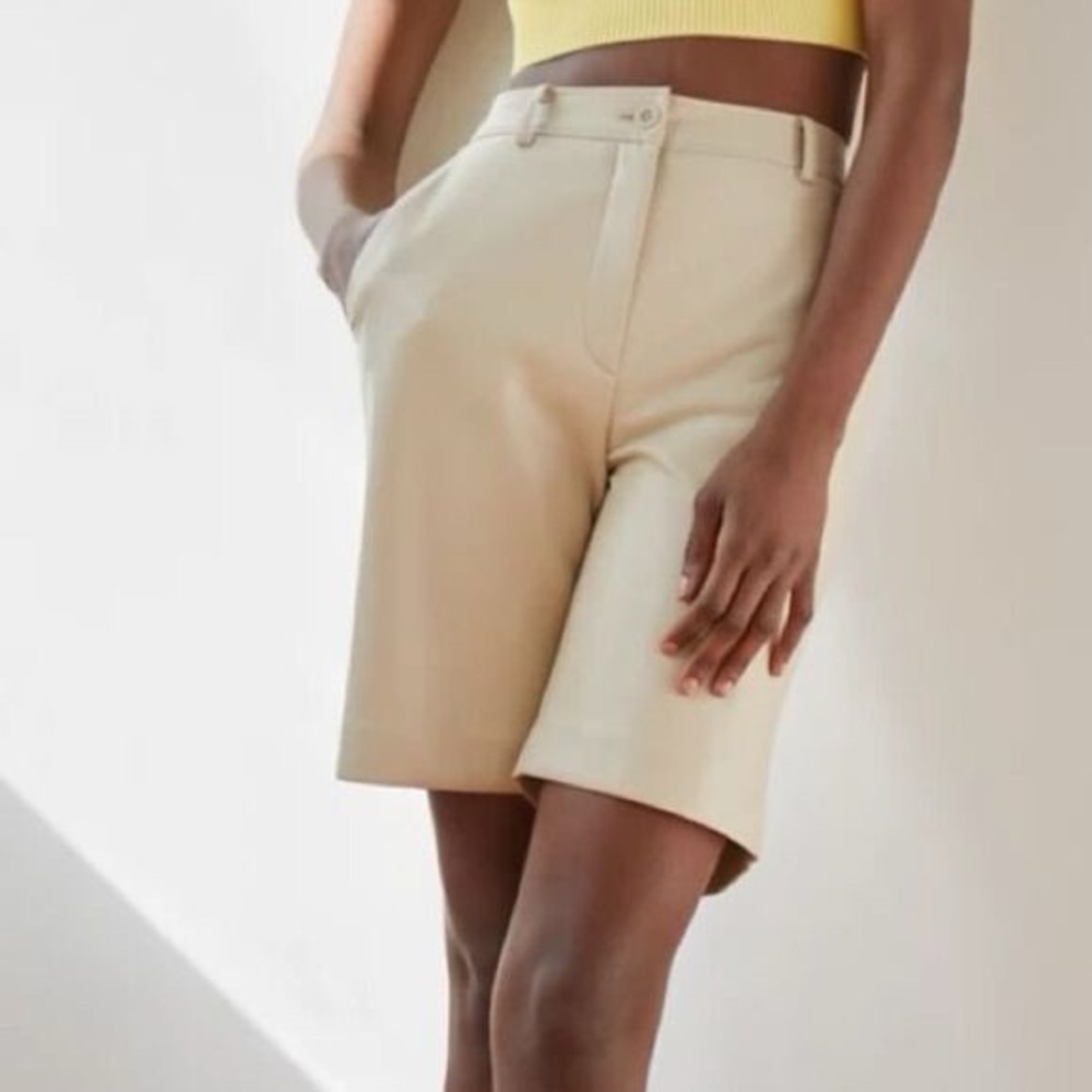 Aritzia Babaton Long Wide Leg Short Size 2